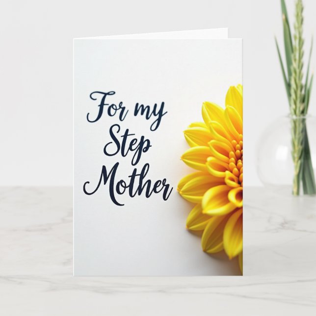 Sweet Step Mothers Day Bloom Card (Front)