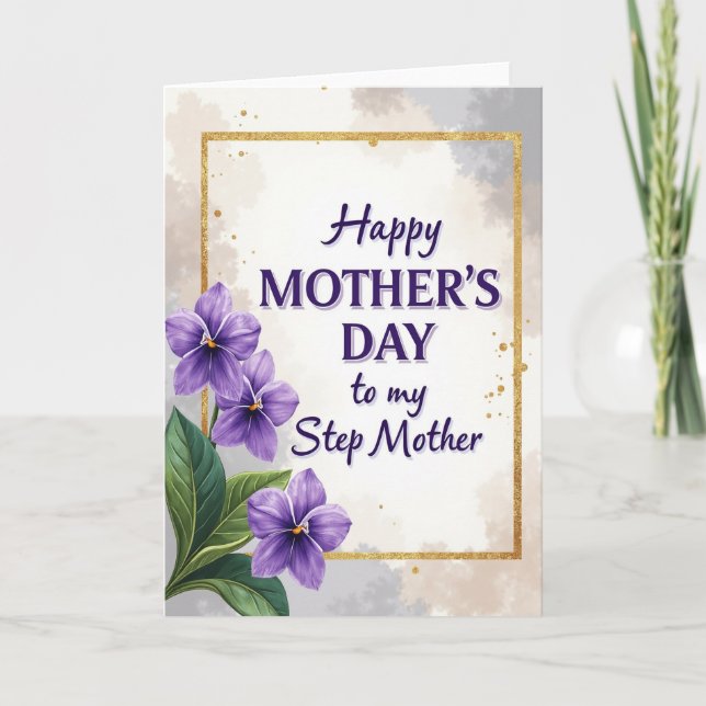 Sweet Step Mothers Day Card (Front)