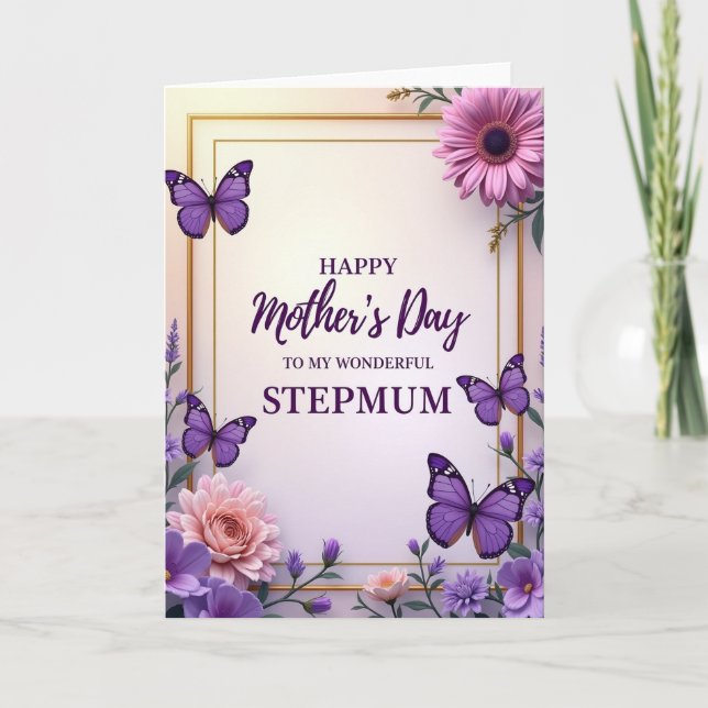 Sweet Step Mum Mothers Day Card (Front)