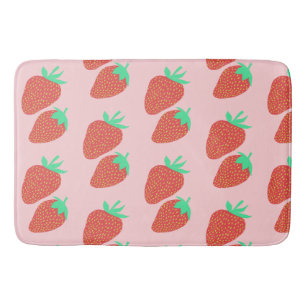 Sweet Strawberries Fruity fun Bath Mat