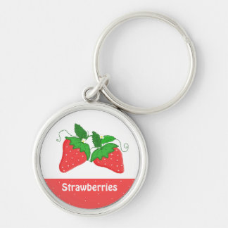 Sweet Strawberries Keychain