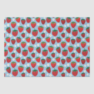 Sweet Strawberries Pattern Tissue Paper