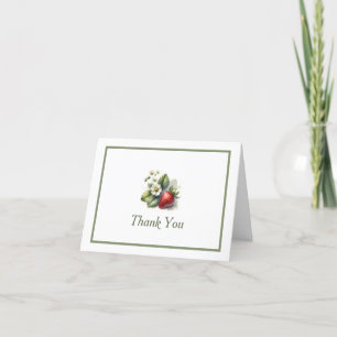 Sweet Strawberry and Flower, Thank You
