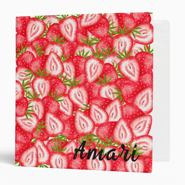 Sweet Strawberry Binder (Front/Inside)
