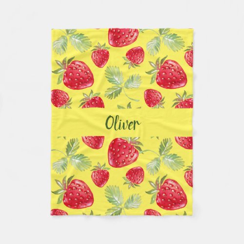 Sweet Strawberry Blanket For Berry Lovers
