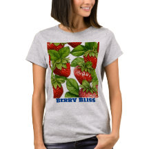 Sweet Strawberry Delight: Women's T-Shirt