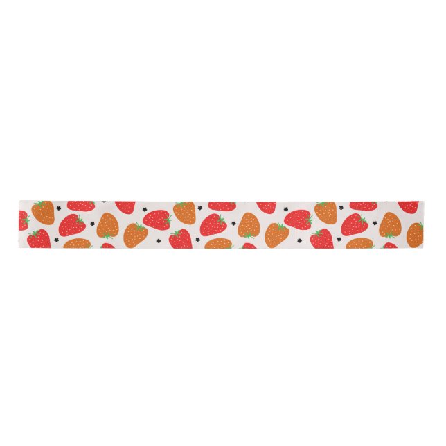 Sweet Strawberry Satin Ribbon (Front)