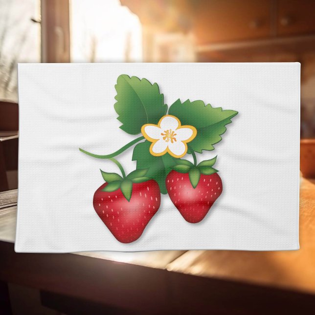 Sweet Strawberry Shortcake Towel (Sweet Strawberry Shortcake Towel to spruce up your kitchen!)