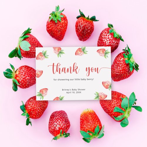Sweet strawberry _ thank you