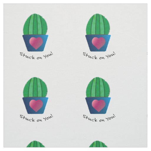 Sweet Stuck On You Cactus Fabric