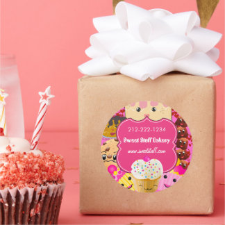Sweet Stuff Candy Cake Cookies and Cupcake Sticker