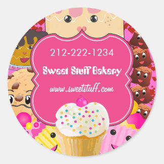 Sweet Stuff Candy Cake Cookies and Cupcake Sticker