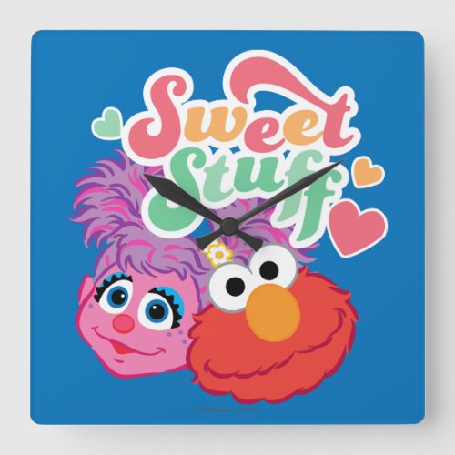 Sweet Stuff Character Square Wall Clock