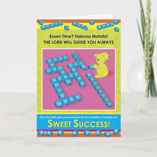 Sweet Success Card | Zazzle