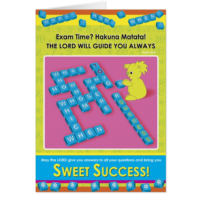 Sweet Success Greeting Card