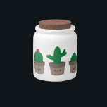 Sweet Succulent Candy Jar<br><div class="desc">Its hard to hug a cactus</div>
