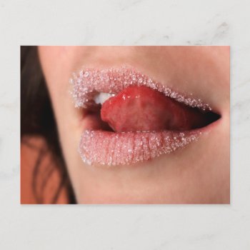 Sweet  Sugar Lips Postcard by HTMimages at Zazzle