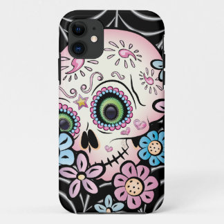 Sweet Sugar Skull iPhone 11 Case