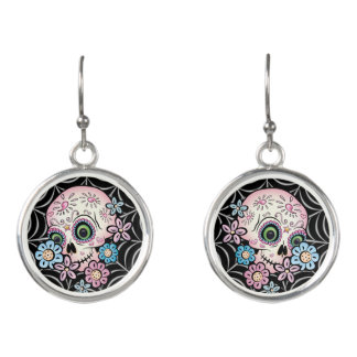 Sweet Sugar Skull Earrings
