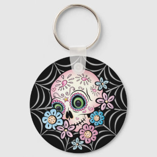 Sweet Sugar Skull Keychain