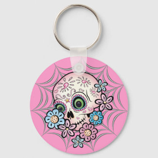 Sweet Sugar Skull Keychain