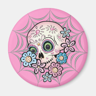 Sweet Sugar Skull Magnet