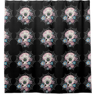 Sweet Sugar Skull Shower Curtain