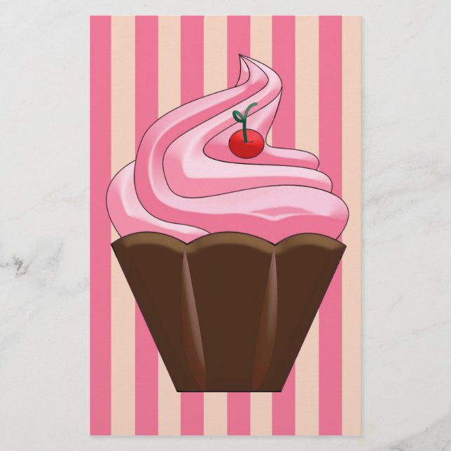 Sweet Summer Dessert Artwork Stationery (Front)
