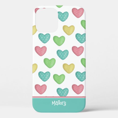 Sweet Summer Hearts 2 Personalized iPhone 12 Pro Case