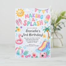 Sweet Summer Making a Splash Birthday 