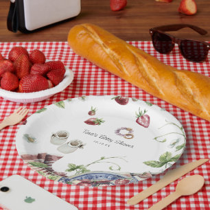 Sweet Summer Picnic Baby Shower Paper Plates