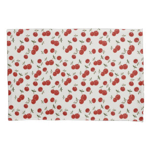 Sweet Summer Red Cherries Garden Pillow Case