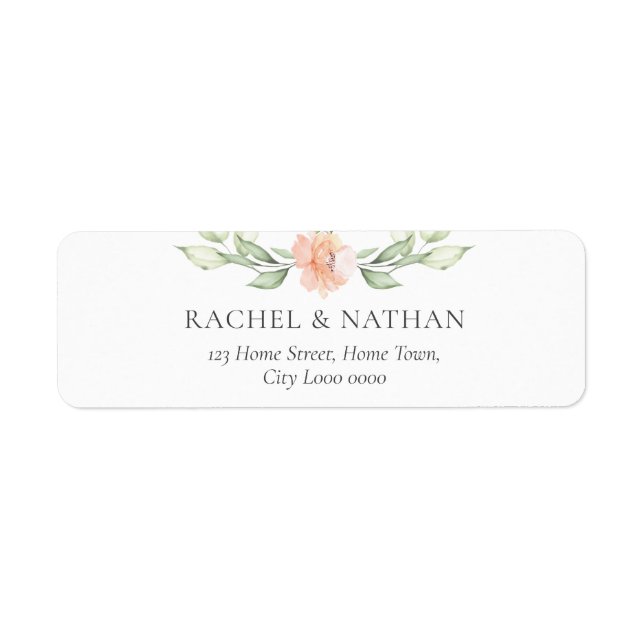 Sweet Summer Roses Address Label (Front)