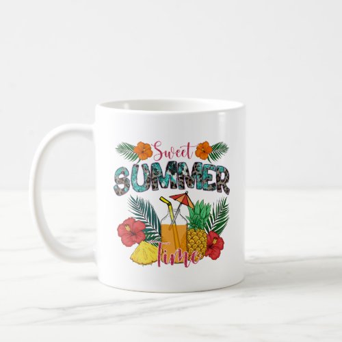 Sweet Summer Time Beach  Tropical Island  Coffee Mug