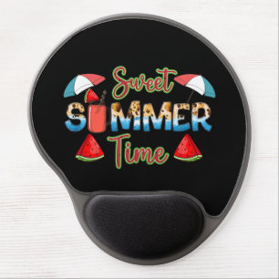Sweet Summer Time Colorful Watermelon Slice Gel Mouse Pad