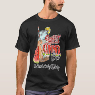 Sweet Summer Time Last Day Of School Lunch Lady Of T-Shirt