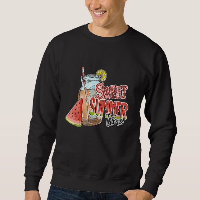 Sweet Summer Time  Teacher Off Duty Sweatshirt (Front)