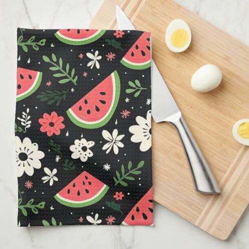 Sweet Summer Watermelon Kitchen Towel