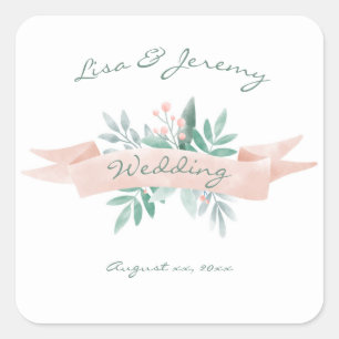 Sweet Summer Wedding Sticker