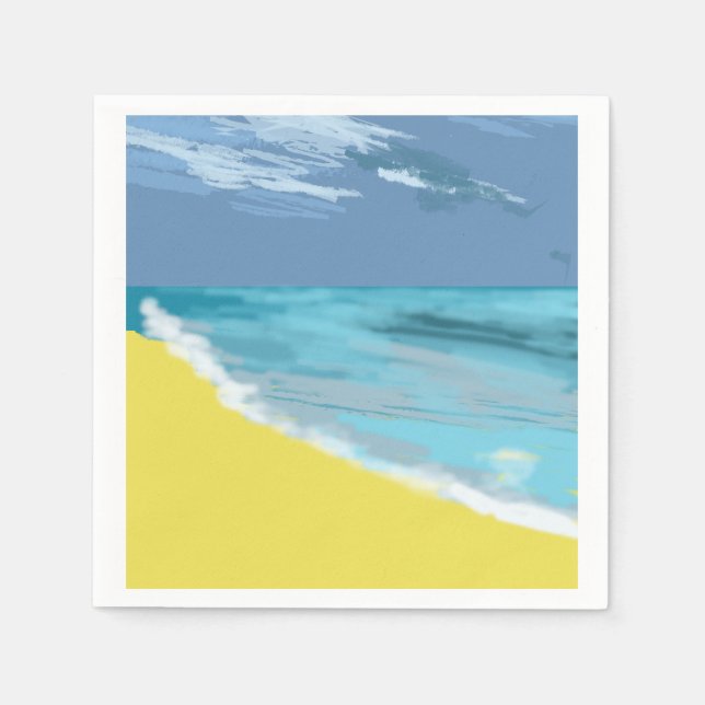 Sweet Summertime Digital drawing Napkins (Front)