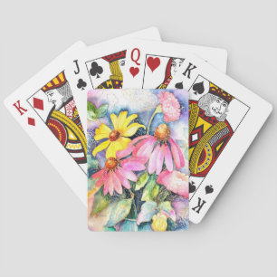 Sweet Summertime Floral Playing Cards