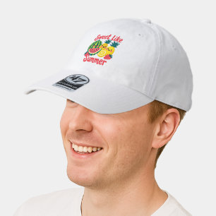 Sweet Summertime, Vacay Life, Funny Summer White 47 Brand Hat
