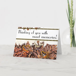 SWEET SUN DAY! :)  5X7 "THINKING OF YOU" CARD