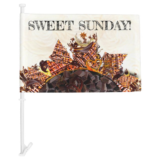 SWEET SUN DAY! :) CAR FLAG (Front)