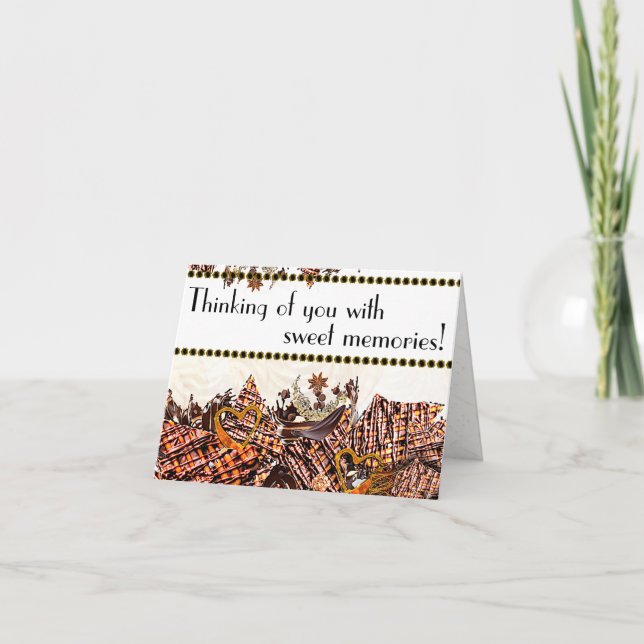 SWEET SUN DAY! :)  "THINKING OF YOU"  4 x5.6  CARD (Front)