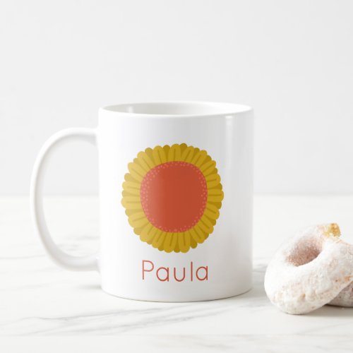 Sweet Sunflower Daisy CUSTOMIZE IT  Coffee Mug