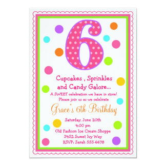 6 Year Old Birthday Invitation Sayings 5