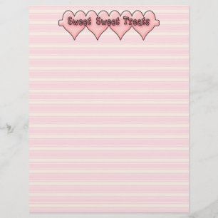 Sweet Sweet Treats Recipe Paper