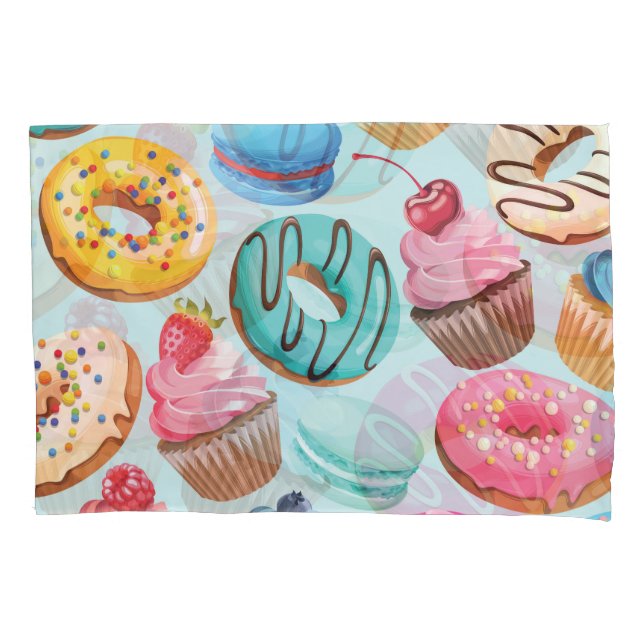 Sweet Sweets: Pattern of Delight. Pillow Case (Front)