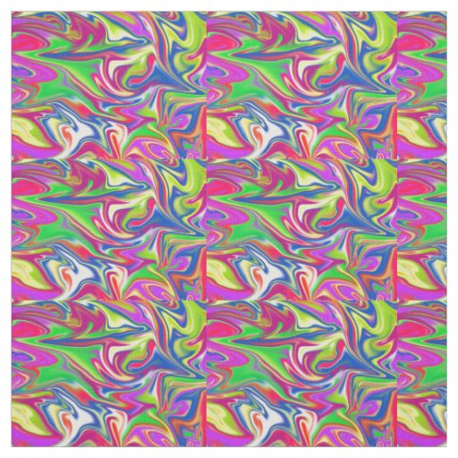 "Sweet Swirls: The Bubblegum Marble Delight" Fabric
